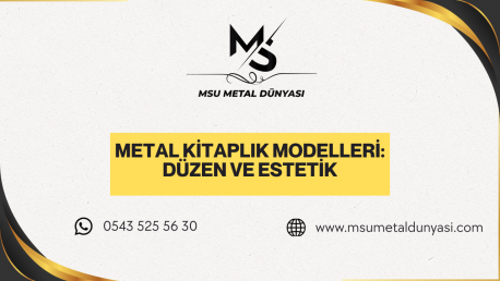 Metal Kitaplık Modelleri: Düzen ve Estetiği Bir Arada Sunan Tasarımlar