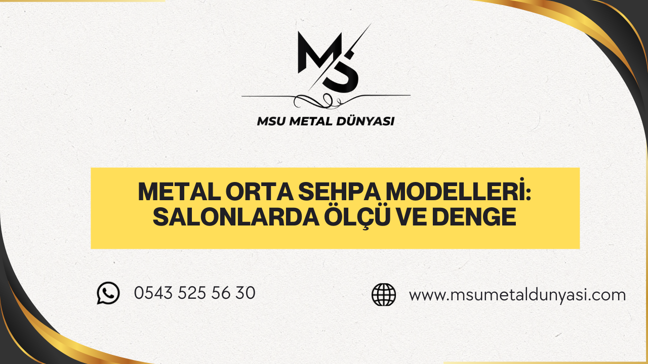 Metal Orta Sehpa Modelleri: Salonlarda Ölçü ve Denge