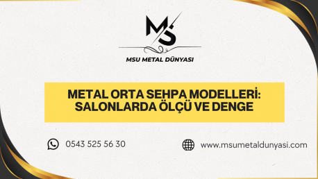 Metal Orta Sehpa Modelleri: Salonlarda Ölçü ve Denge