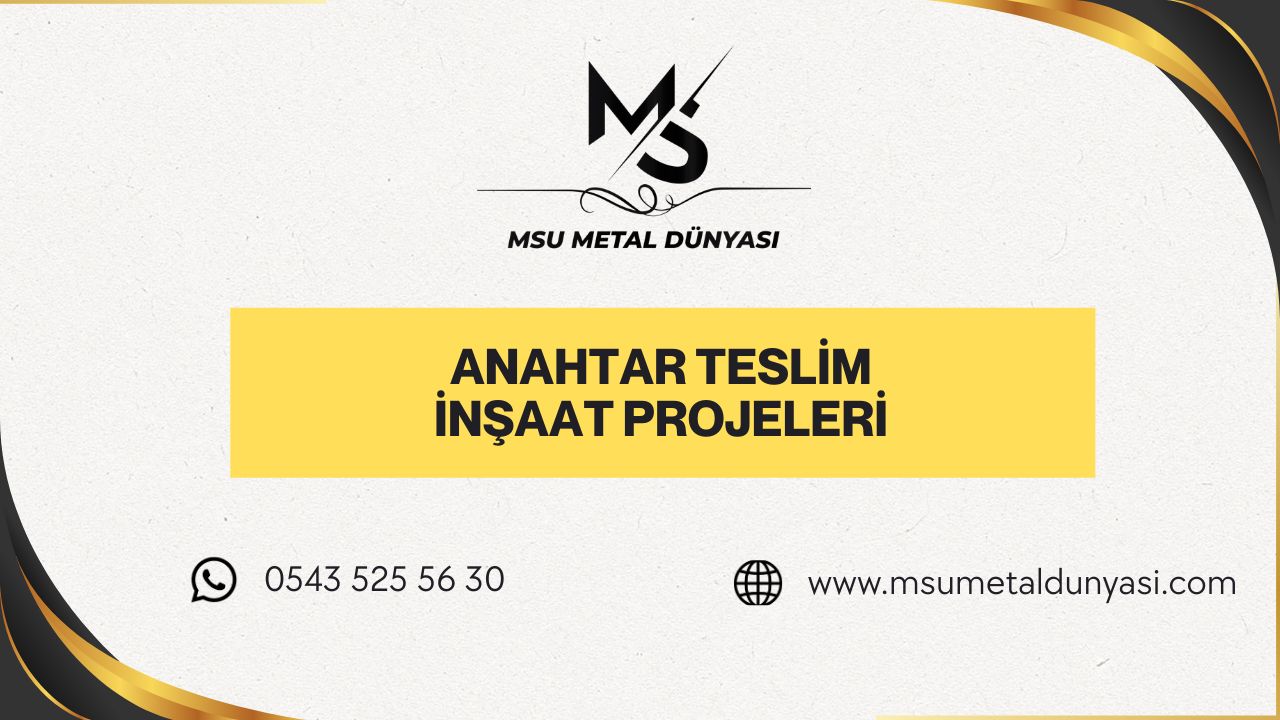 Anahtar Teslim İnşaat Projeleri Nedir? Nasıl Yürütülür?