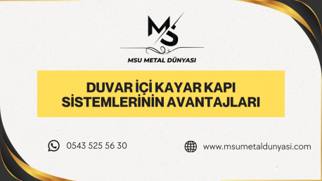 Duvar İçi Sürgü Kapı Nedir? Modern Mekanların Akıllı Çözümü