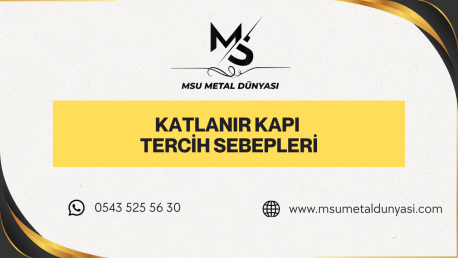 Katlanır Kapı Neden Tercih Edilir?