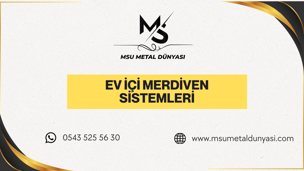 Ev İçi Merdiven Sistemleri