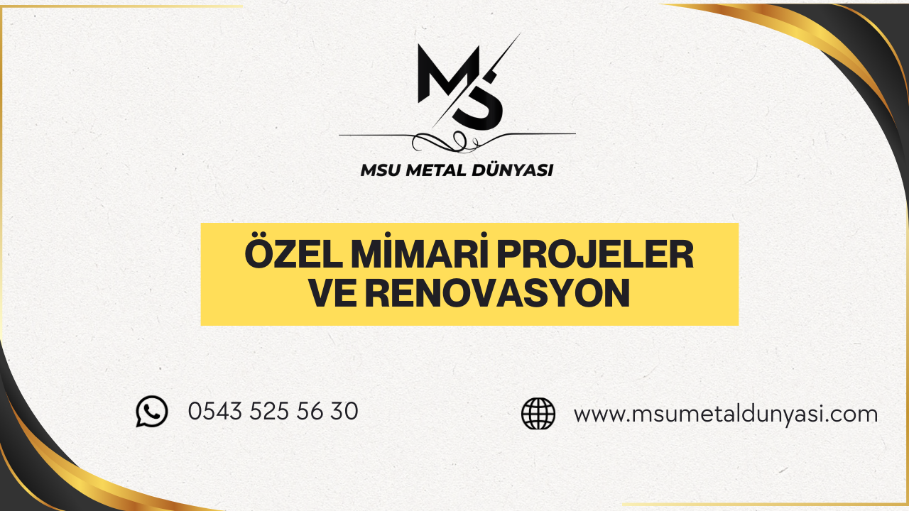 Özel Mimari Projeler ve Renovasyon