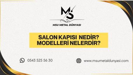 Salon Kapısı  Nedir? Modelleri Nelerdir?