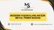 Modern Yaşam Alanları İçin Metal Yemek Masası