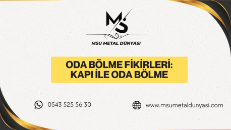 Oda Bölme Fikirleri: Kapı İle Oda Bölme