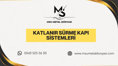 Katlanır Sürme Kapı Sistemleri Nedir? Avantajları Nelerdir?