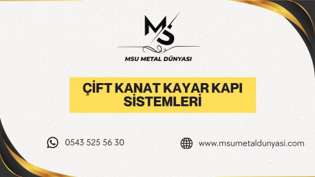 Çift Kanat Kayar Kapı Sistemleri