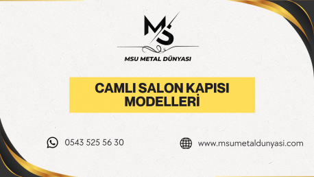 Camlı Salon Kapısı Modelleri