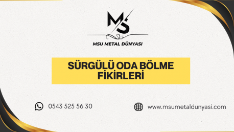 Sürgülü Oda Bölme Fikirleri