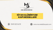Siyah Alüminyum Kapı Modelleri